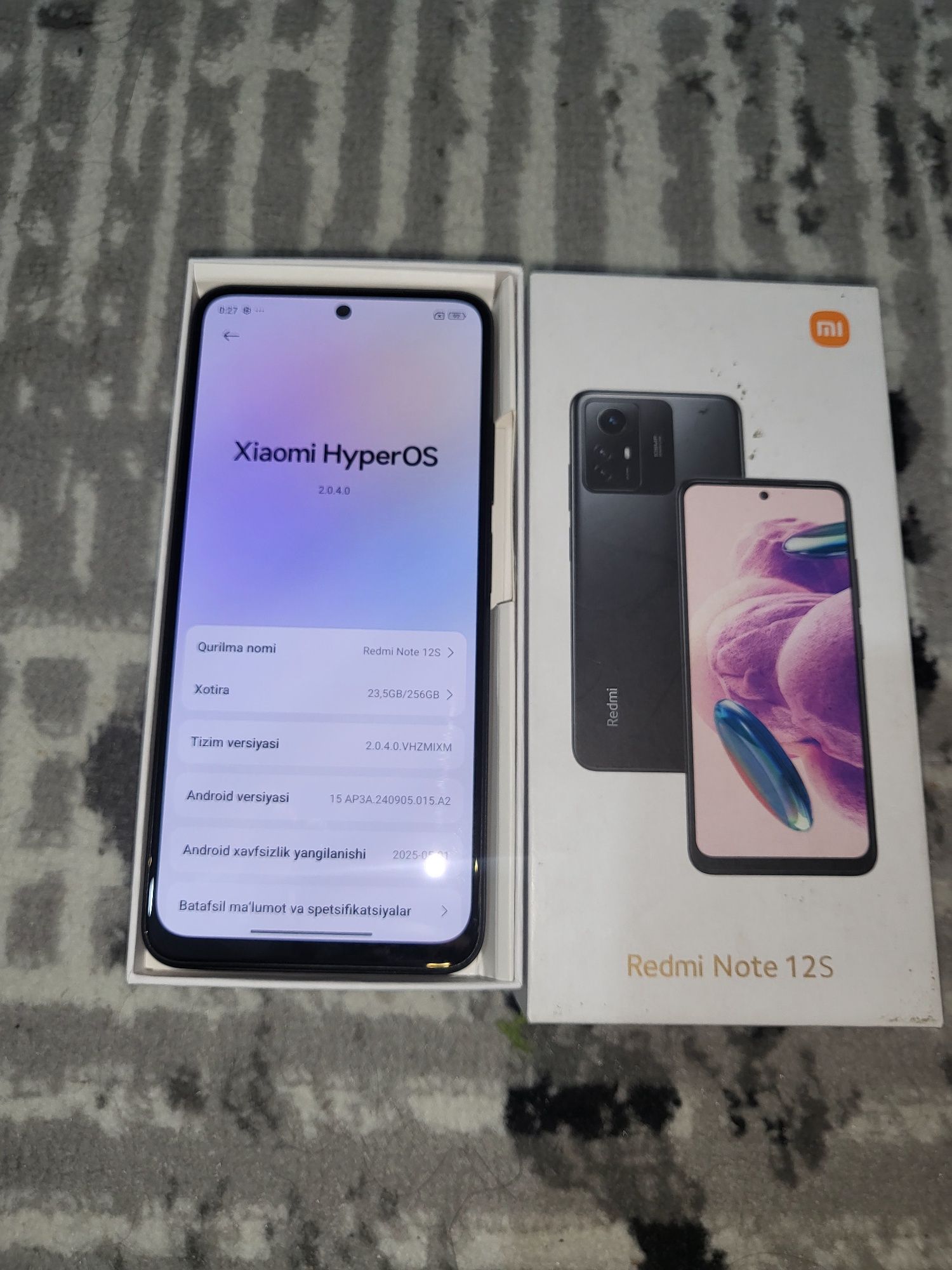 Xiaomi redmi note 12S 8+4/256Gb ideal