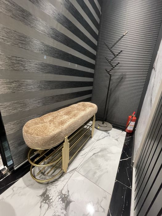 Дизайнерский пуфик. Pufik. Yumshoq mebel. Oyoq kiyim uchun pufik