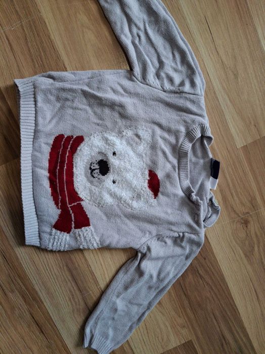 Блуза с коледен мечо