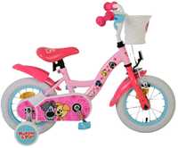 Bicicleta pentru fete Woezel & Pip, 12 inch, culoare roz, frana de man