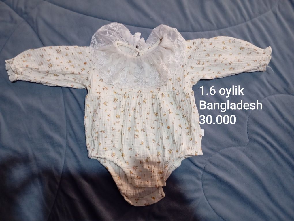 3 oylikdan boshlab kiyimlar