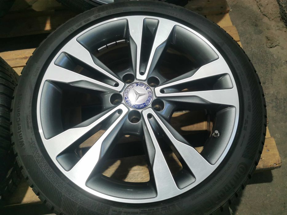 Jante Originale Mercedes C class / E class R 18 cu anvelope de iarna