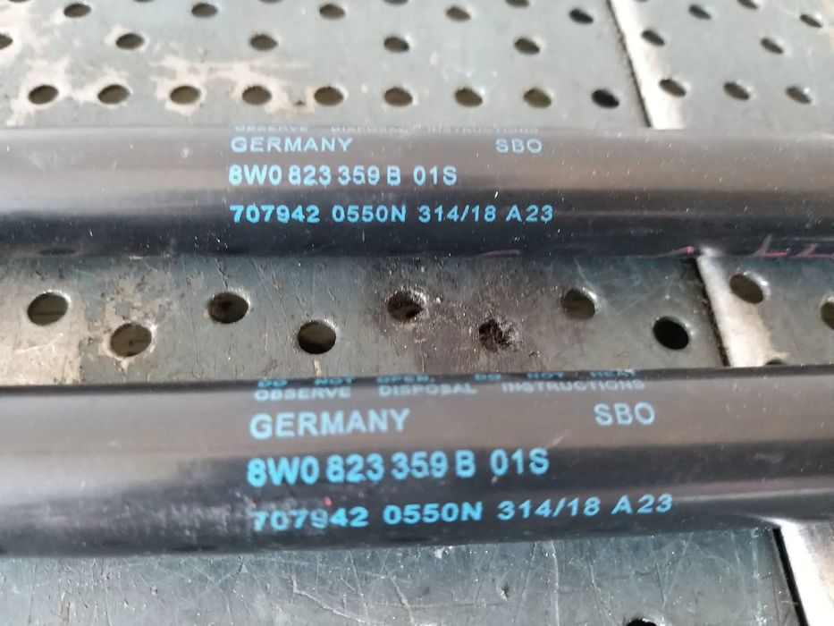 Set amortizoare telescoape capota audi a4 b9 8w 8w0823359b