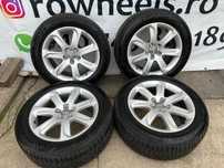 Jante Orginale AUDI R18 cu anvelope iarna jante audi cu anvelope iarna 235-55-18 impecabile