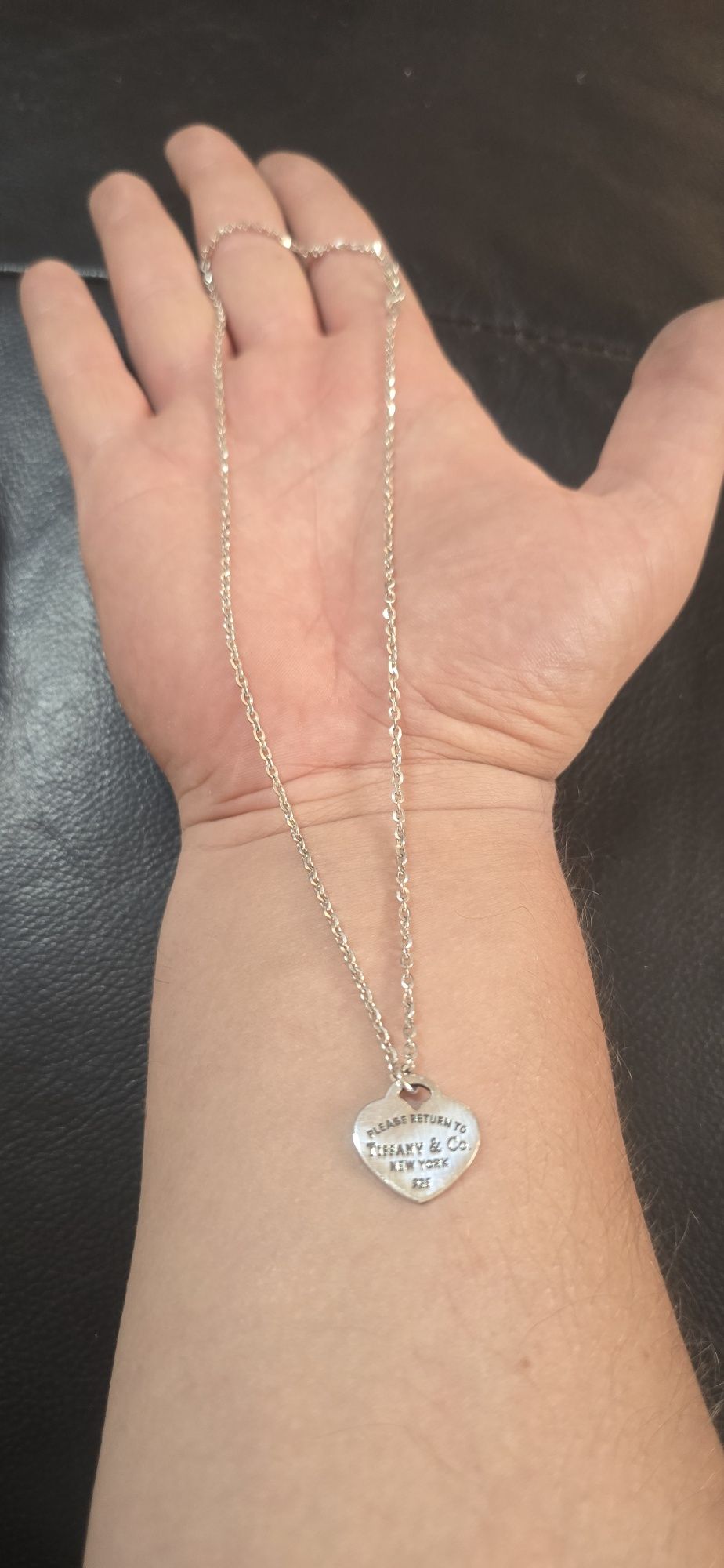 Colier Tiffany&co originală argint