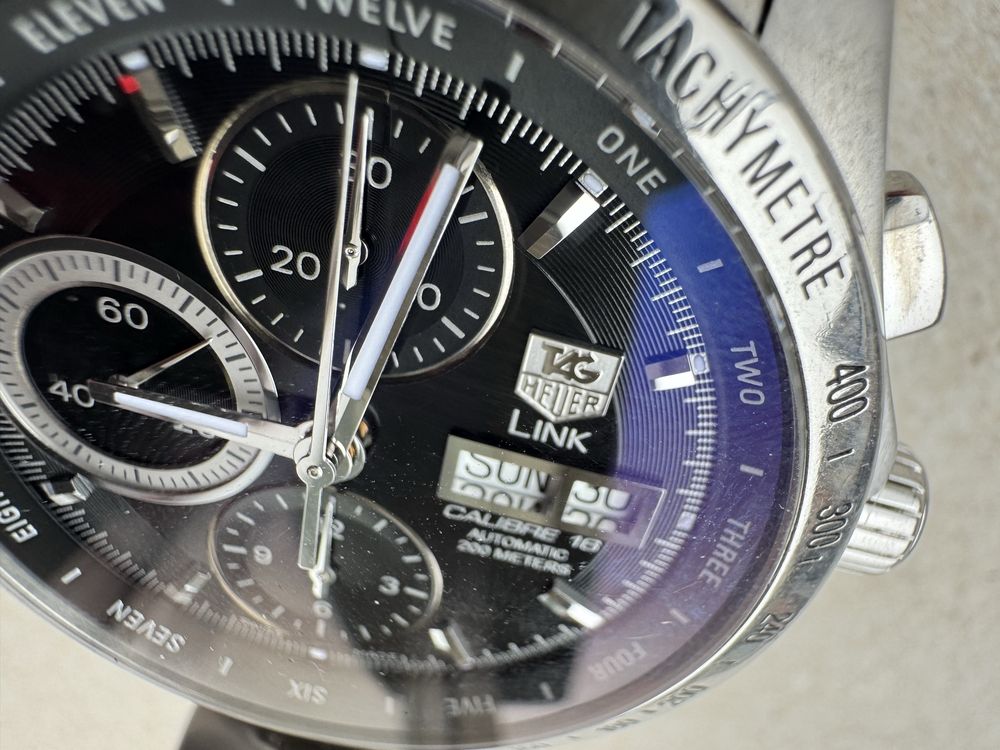 TAG HEUER Link Calibra 16 42 mm черен циферблат