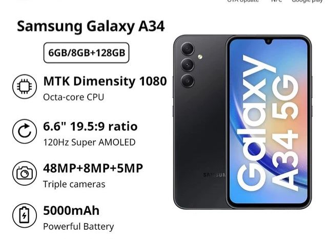 SAMSUNG A34 5G sotiladi