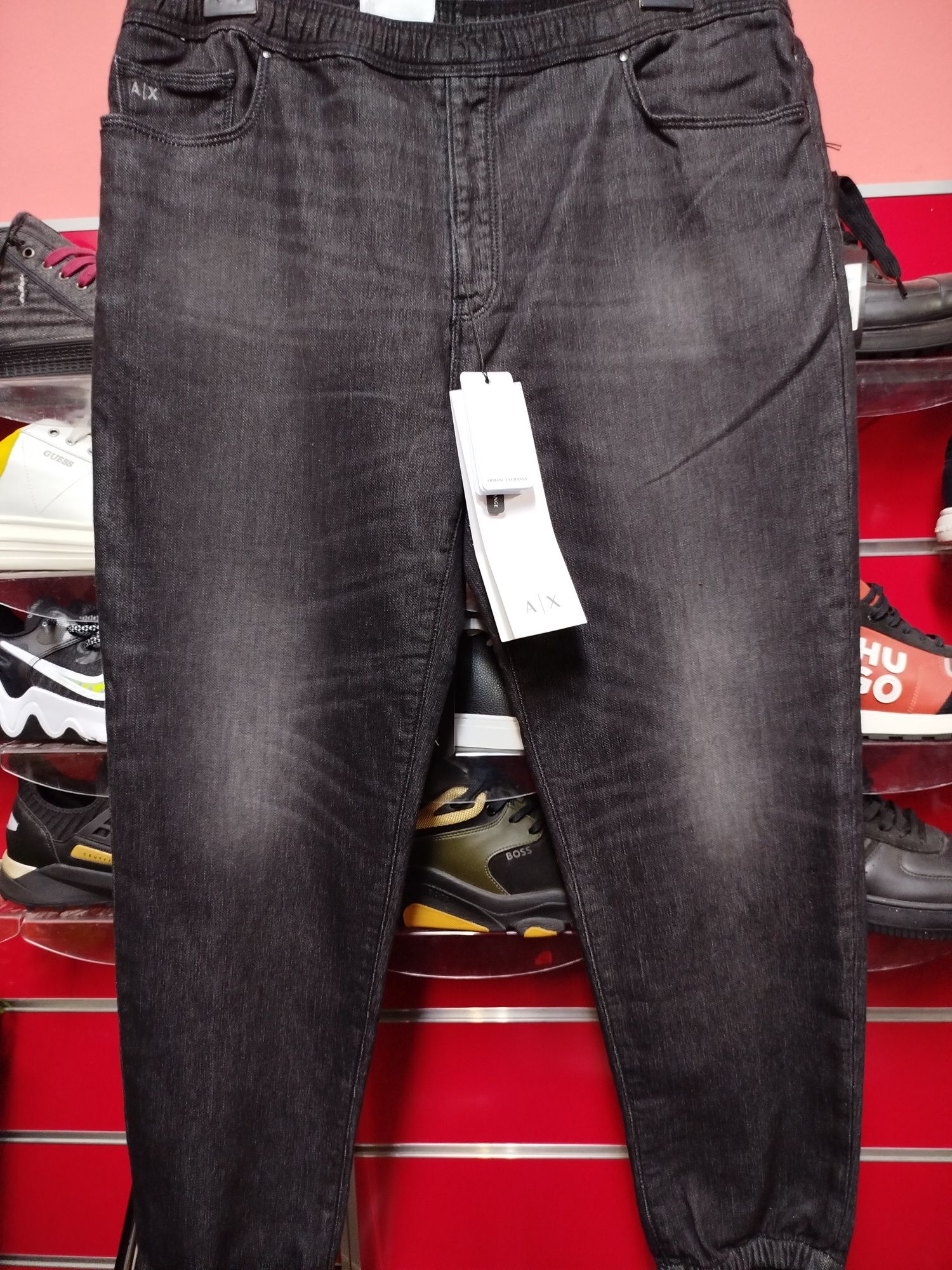 Оригинално долнище дънки Armani Exchange W38 W40 ново мъжко