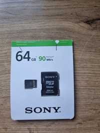 Продам micro флеш карту на 64 гб. Фирма Sony.