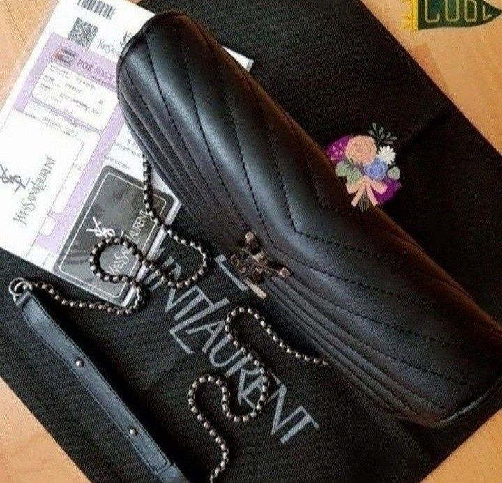 Geanta mini tip plic,model 2 în 1,feronerie metalica, saculet,etichetă