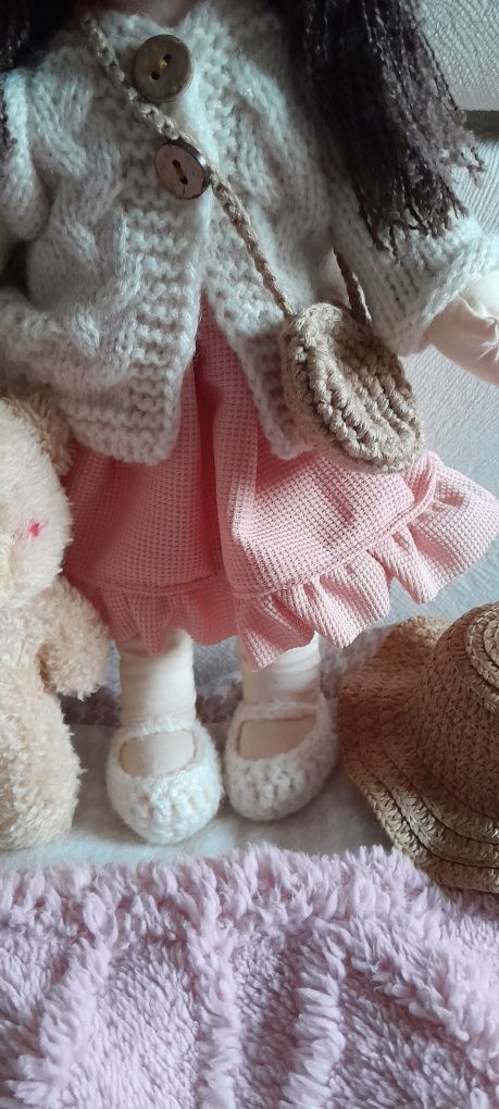 Păpușa Handmade, noua, 29 cm