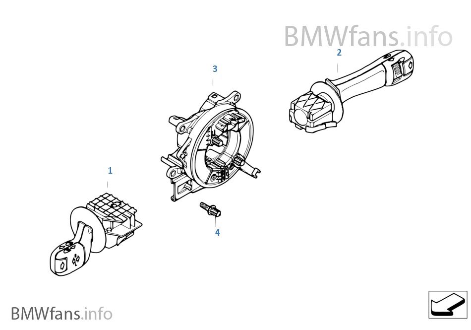 BMW X3 E83 Лост за управление на чистачки.