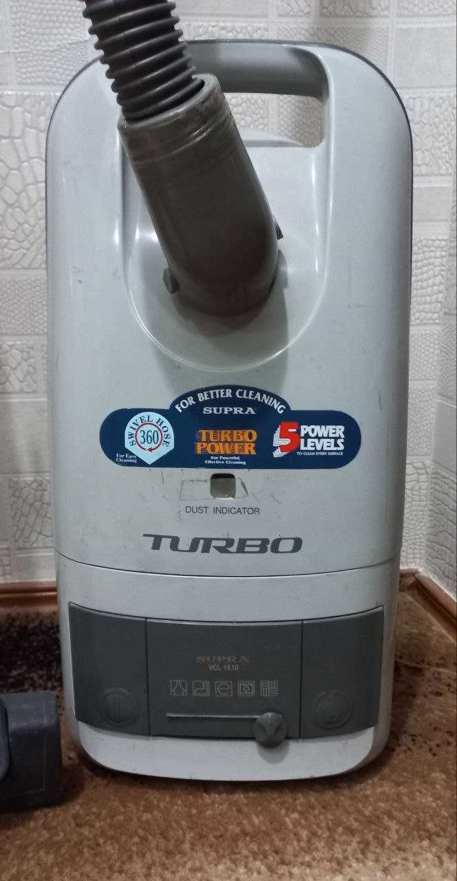 Пылесос SUPRA Turbo 1400W б/у в рабочем состоянии