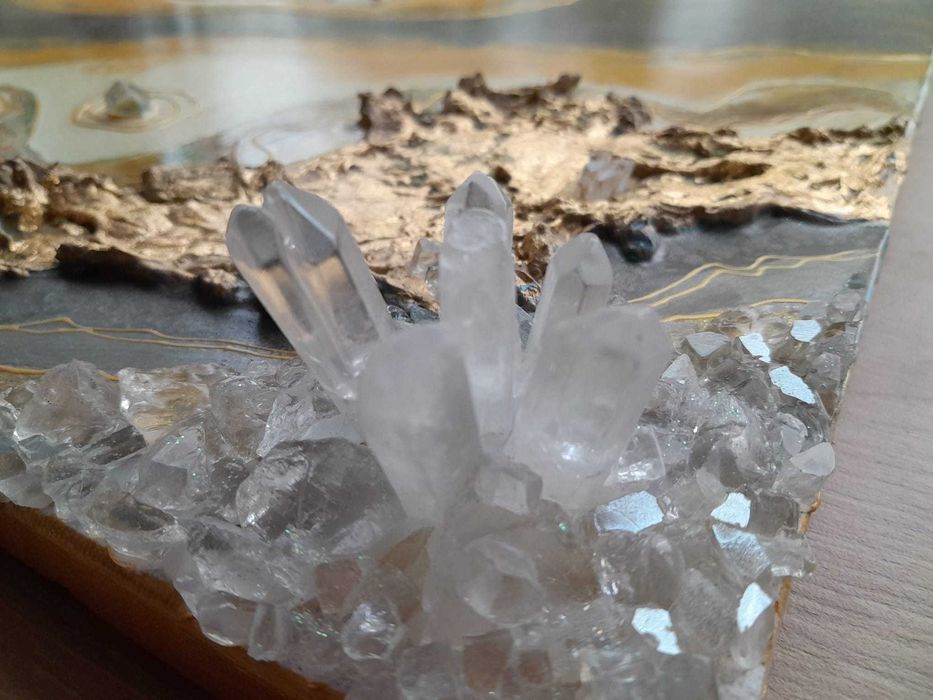 Tablou / Pictura acrilica abstracta pe panza (by PaulaBisiArt)