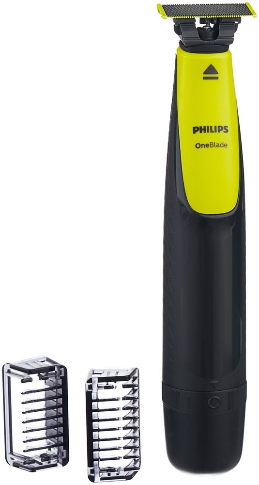 Триммер Philips OneBlade QP2510/11, черный/салатовый