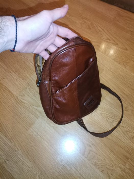 Geanta Borseta Rucsac Piele Gioss Leather Calitate Italy