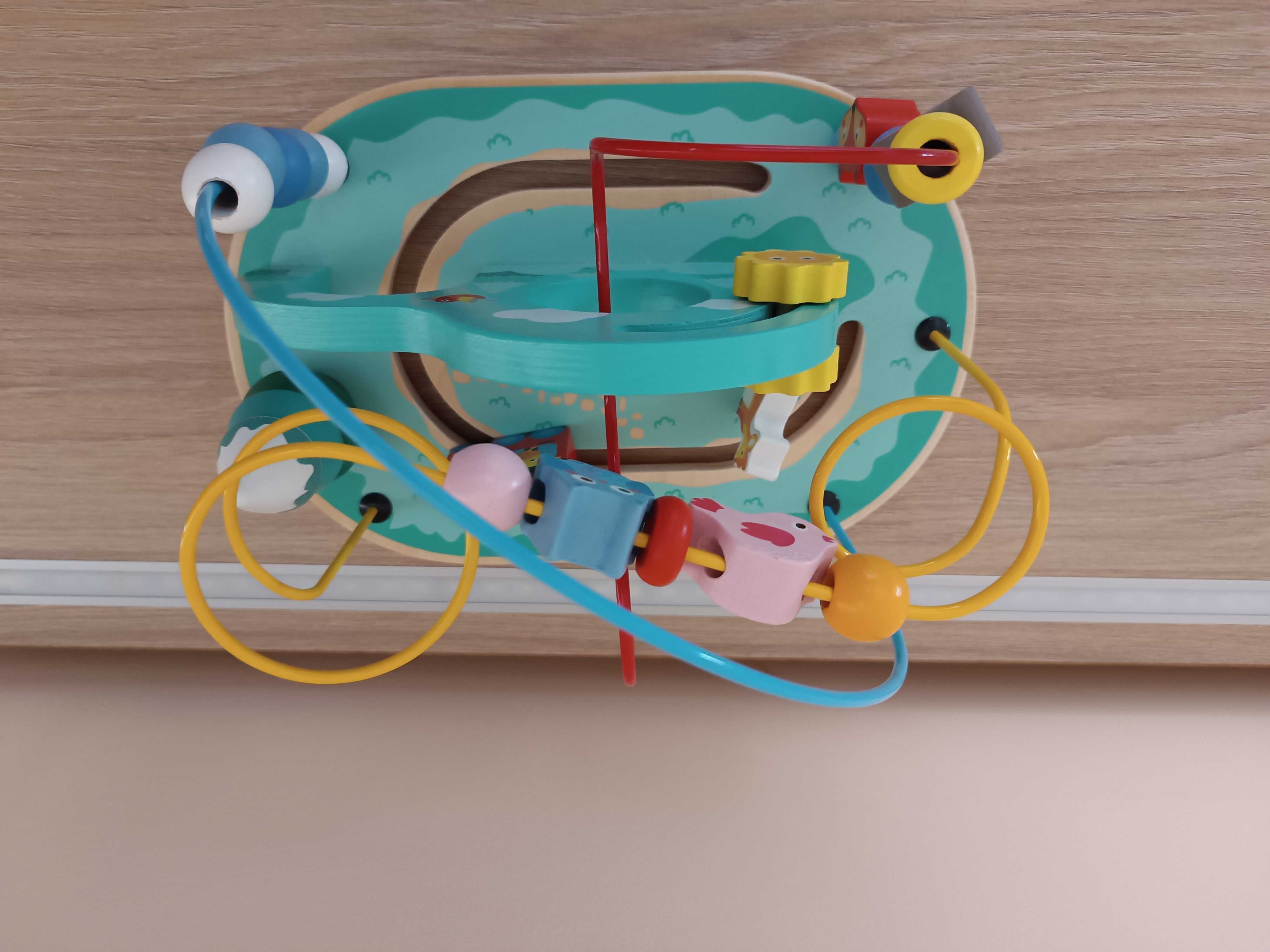 Lelin Toys, Дървен лабиринт, Вълшебна гора - играчка за дете 1-3 г.
