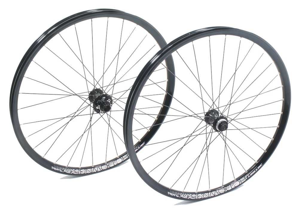 26" Капли за диск Shimano, DT Swiss, QR, Thru-Axle, Предна, Задна
