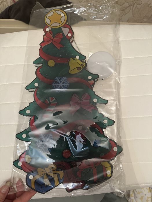 Декорация на новый год гирлянда