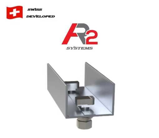 Sistem AR2 de montarea panouri solare/fotovoltaice-conector plofile