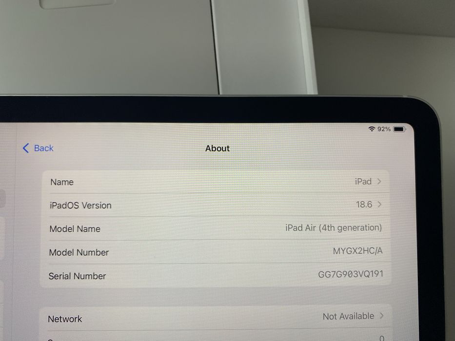 Ipad Air 4, 64 GB, wifi+celular, Silver
