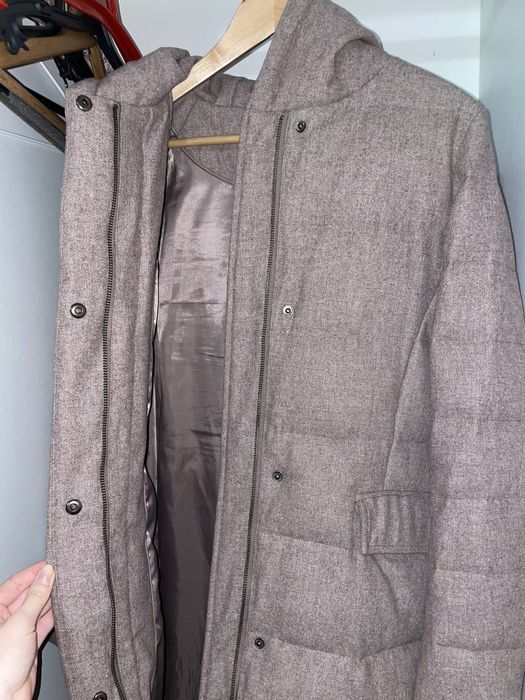 Женский пуховик длинный