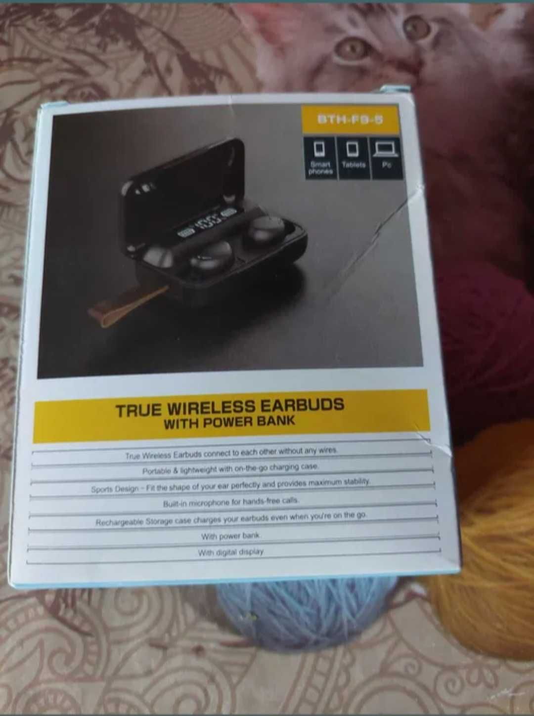 TWS V5.3 casti dubla utilizare,baterie externa/ casti audio
