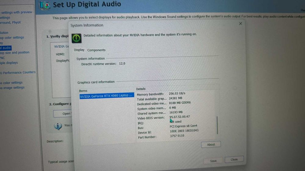 ASUS TUF Gaming F15 FX507VV-LP250, 15.6 - Отлично състояние