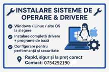 Instalare sisteme de operare / drivere / update-uri / programe