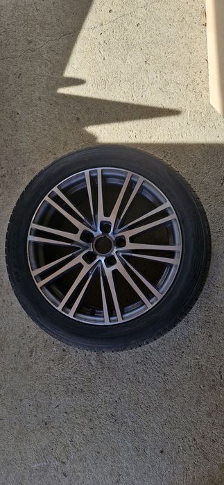 Vând jante pe 18 si 19 si 16 de 5x112 vw audi skoda cu anvelope merced