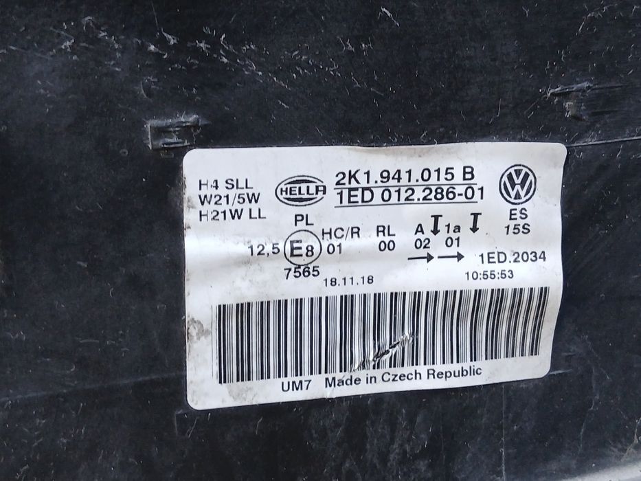 Far Faruri set Europa Vw Touran Caddy 2010 2011 2012 2013 Facelift