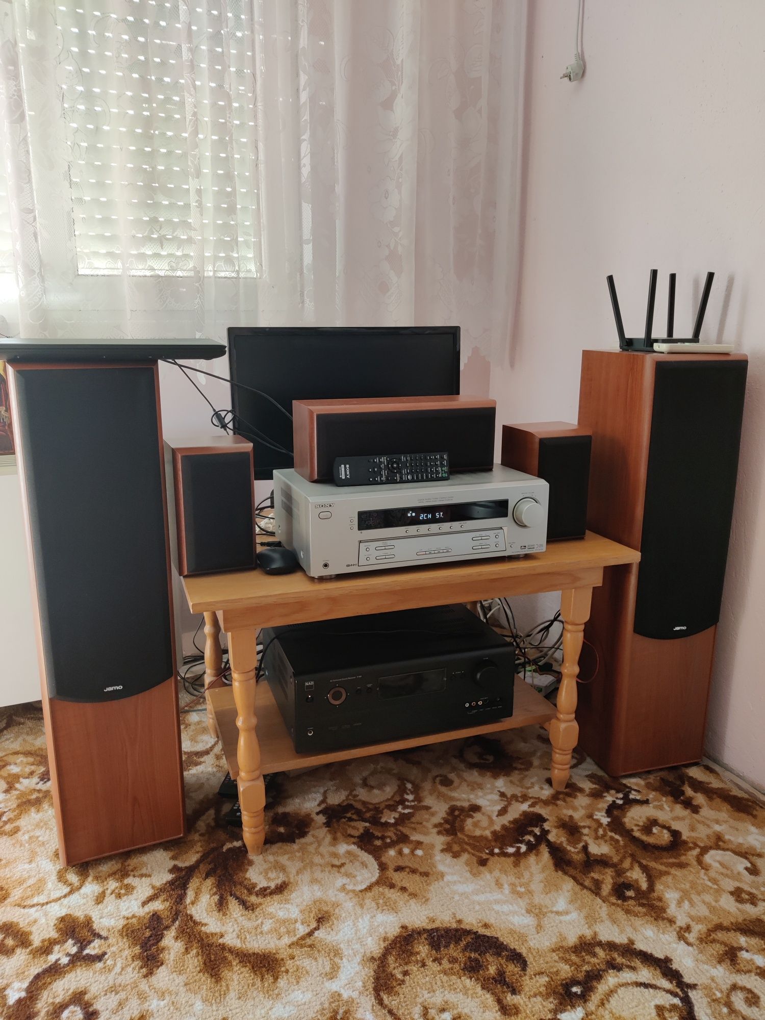 Jamo 4+1 колони и ресийвър Sony str 495