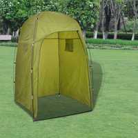 Палатка за душ/WC/преобличане, зелена 130 x 130 x 210 см