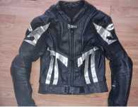 Geaca moto Ross piele protectii, cocoasa, marime L
