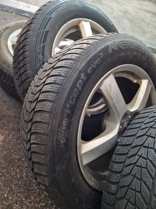 225 60 R17 Jante cu anvelope de iarna 5x114.3 Nissan Renault