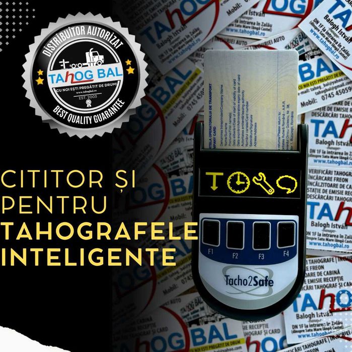 Cititor de tahografe inteligente/digitale si carduri de sofer
