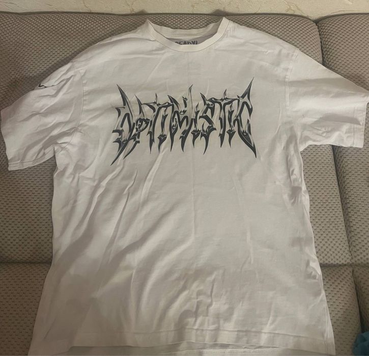 Белая футболка y2k нефор альт