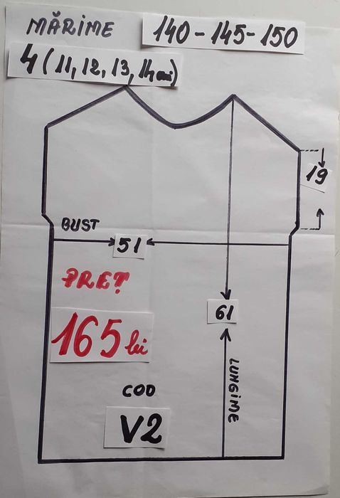 Costum vanata pentru copii