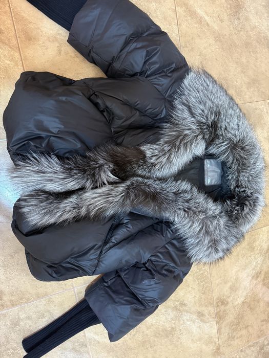 Дамско яке естествен косъм