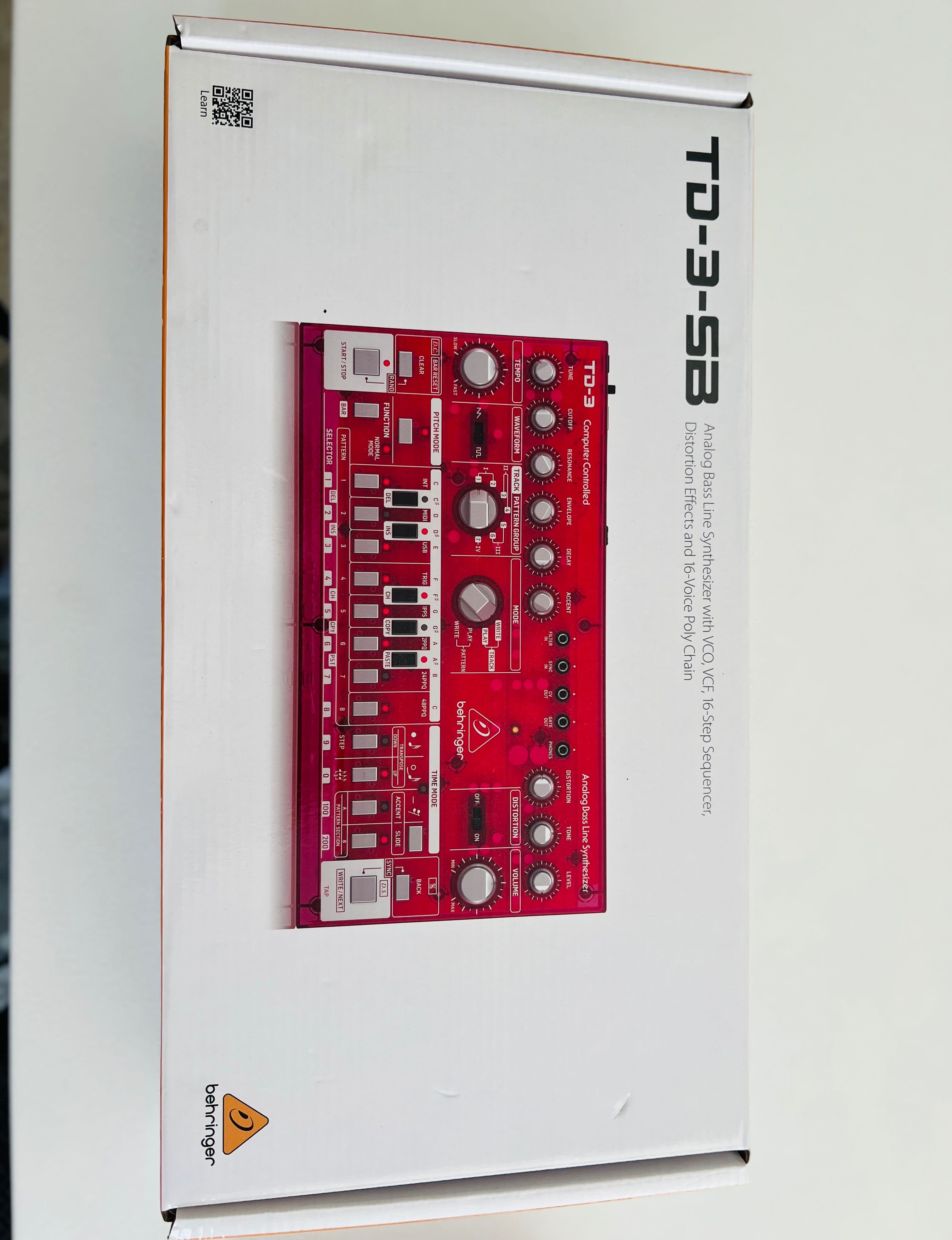 Behringer TD-3 Red Analog Bassline Synth