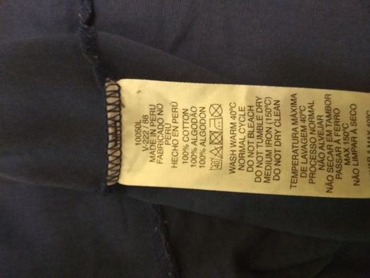 Tricou Lacoste 3/S Fabricat in Peru geaca bluza hanorac