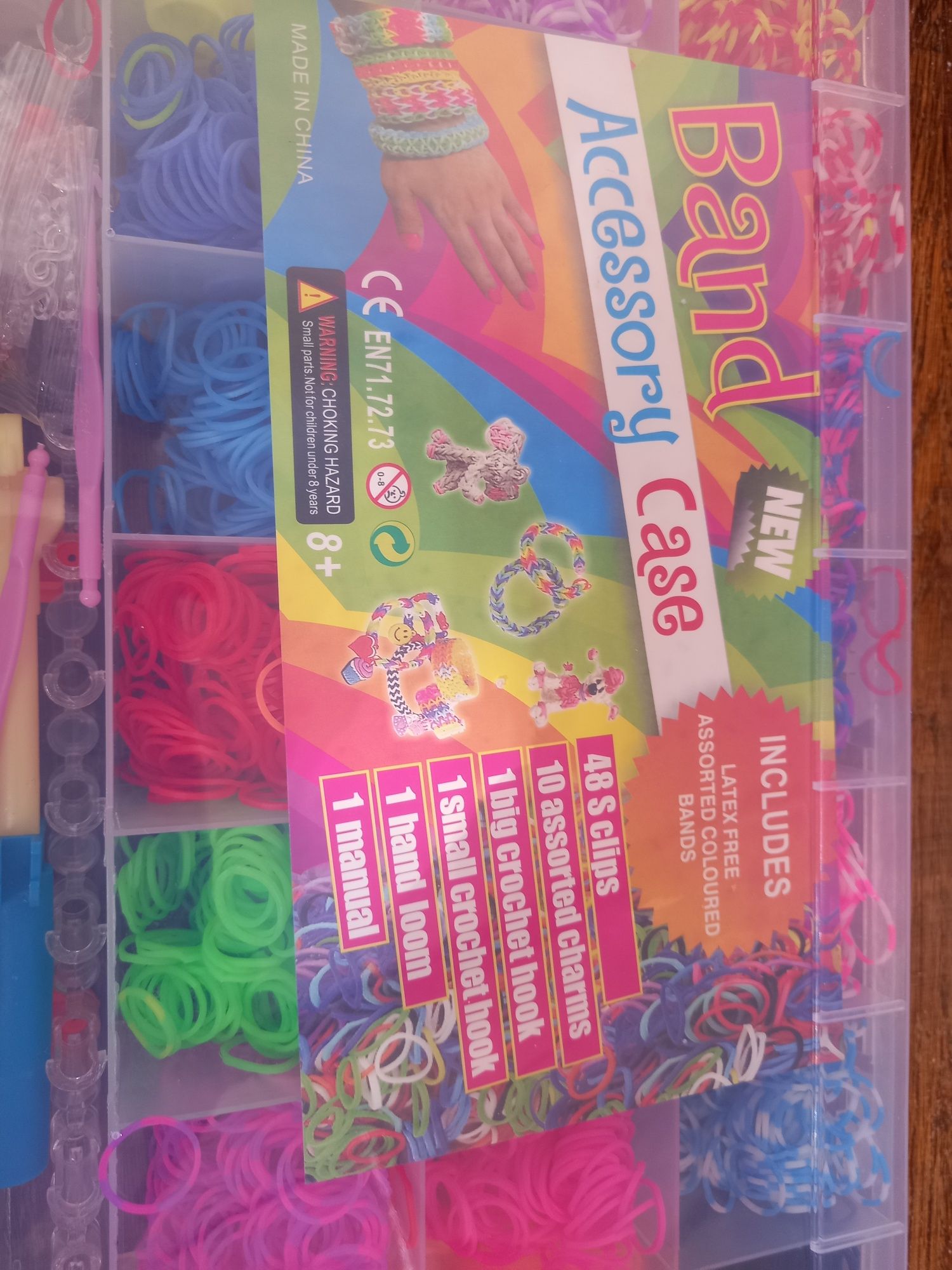 Kit complet elastice impletituri. Loom bands. 4200 buc. Nou!