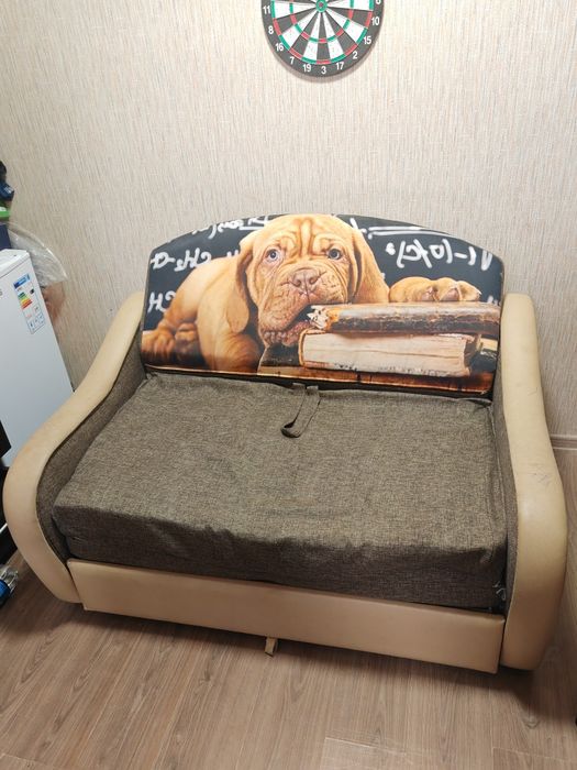 Мини диван кровать, состояние на фото, самовывоз.
