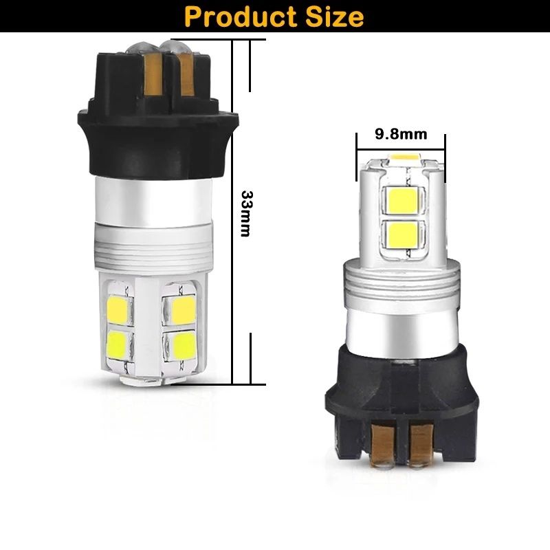 LED крушка с CANBUS PW24W бяло