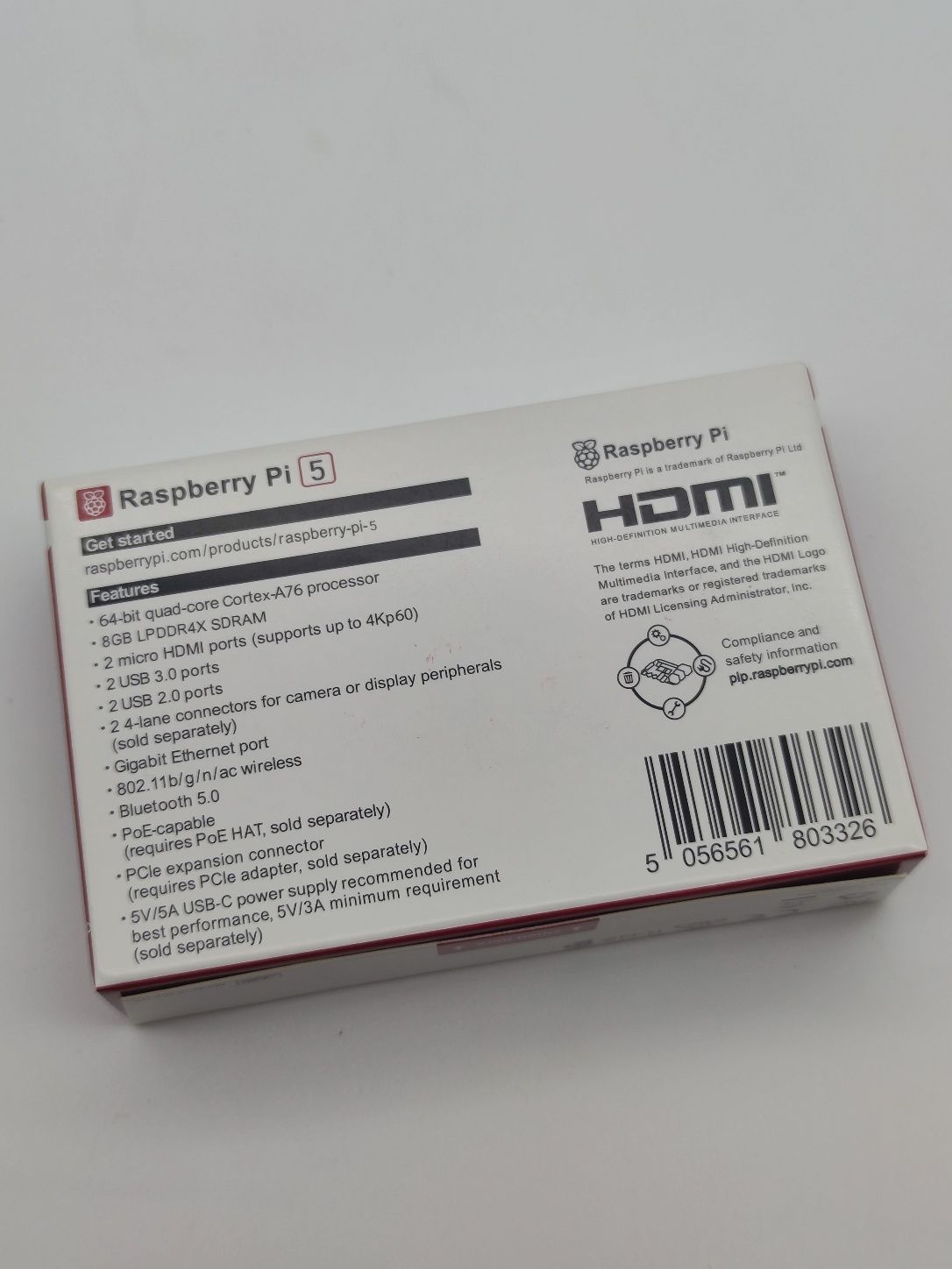 Новый Raspberry Pi 5B 8GB Original — в наличии! Гарантия от Фирмы.
