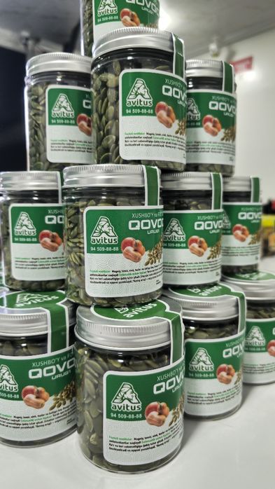 Oshqovoq urug'i sof tabiy mahsulot