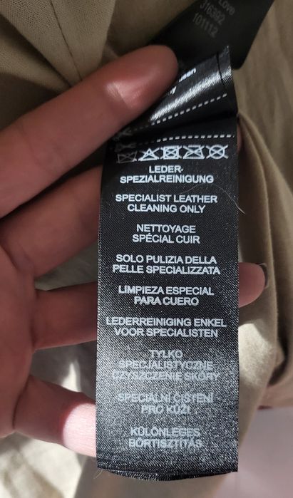 Geacā Freaky Nation, piele naturală