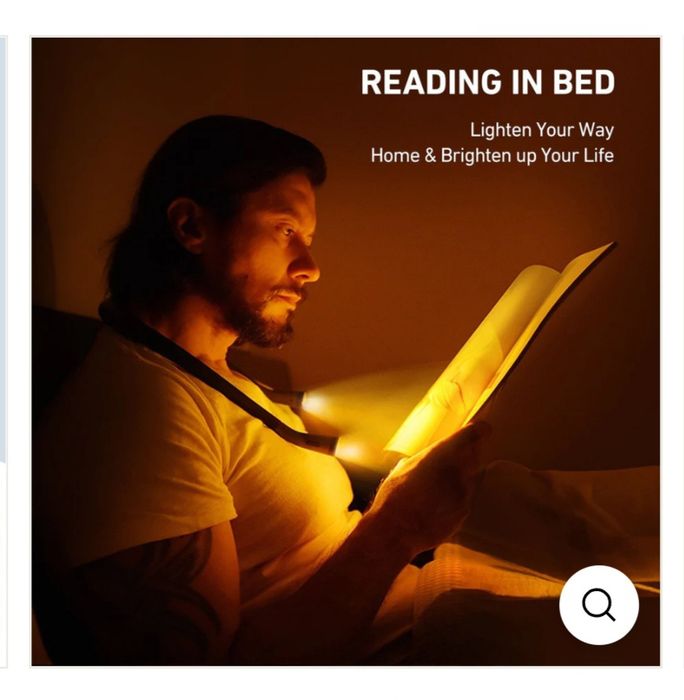 Lumină de lectură, lumină de cărți pentru citit în pat noaptea, lumină