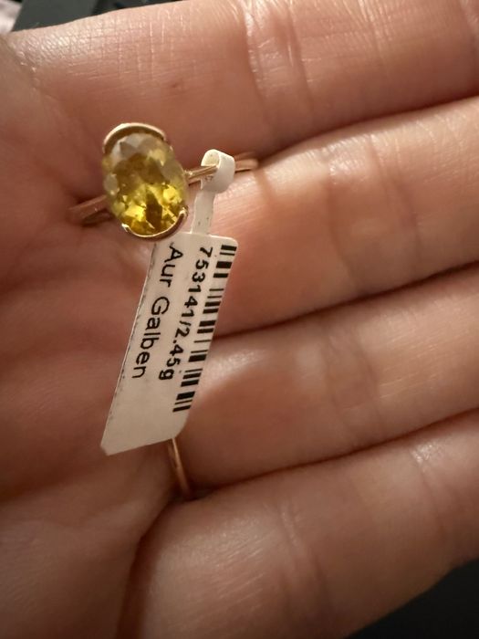 Inel aur 14 kt 2,45 grame marime 55