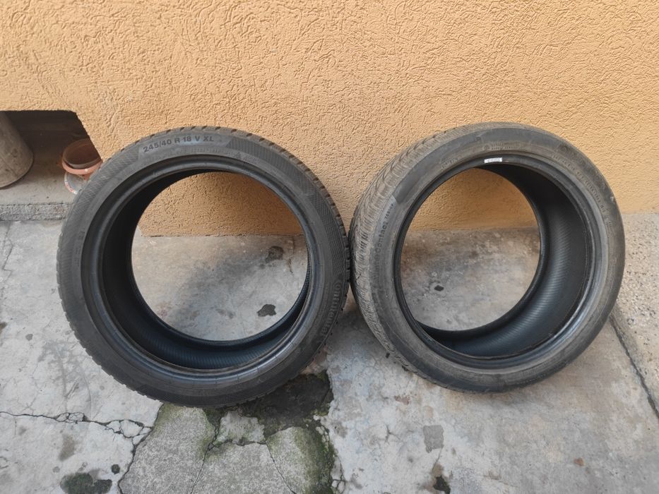 2 броя Зимни гуми Continental 245/40/18